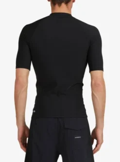 Quiksilver Mens Heater Short Sleeve Rash Vest -Sunny Fit Wear eqywr03232 quiksilverw kvj0 bck3