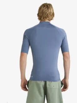 Quiksilver Mens All Time Short Sleeve UPF 50 Rash Vest -Sunny Fit Wear eqywr03293 quiksilverw byg0 bck1