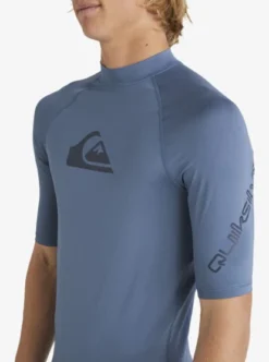 Quiksilver Mens All Time Short Sleeve UPF 50 Rash Vest -Sunny Fit Wear eqywr03293 quiksilverw byg0 dtl1