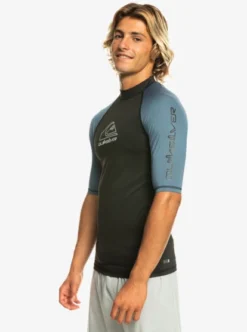 Quiksilver Mens On Tour Short Sleeve Rashguard -Sunny Fit Wear eqywr03298 quiksilverw byg0 frt2