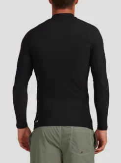 Quiksilver Mens Heater Long Sleeve UPF 50 Rashguard -Sunny Fit Wear eqywr03308 quiksilverw kvj0 bck3