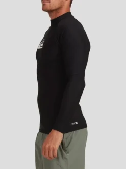 Quiksilver Mens Heater Long Sleeve UPF 50 Rashguard -Sunny Fit Wear eqywr03308 quiksilverw kvj0 sd3