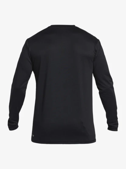 Quiksilver Mens Solid Streak Long Sleeve UPF 50 Surf T-Shirt 2 Quiksilver Mens Solid Streak Long Sleeve UPF 50 Surf T-Shirt - Image 2