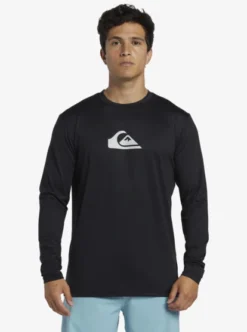 Quiksilver Mens Solid Streak Long Sleeve UPF 50 Surf T-Shirt 8 Quiksilver Mens Solid Streak Long Sleeve UPF 50 Surf T-Shirt -Sunny Fit Wear eqywr03372 quiksilverw kvj0 frt1