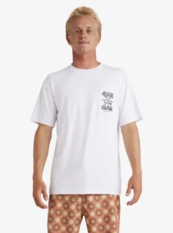 Quiksilver Mens Mix Session Short Sleeve Surf T-Shirt -Sunny Fit Wear eqywr03406 quiksilverw wbww frt1