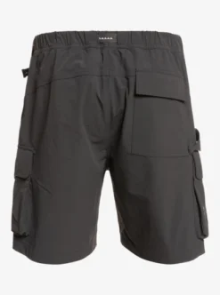 Quiksilver Mens Run Ashore Cargo Shorts -Sunny Fit Wear eqyws03822 quiksilverv kta0 bck1