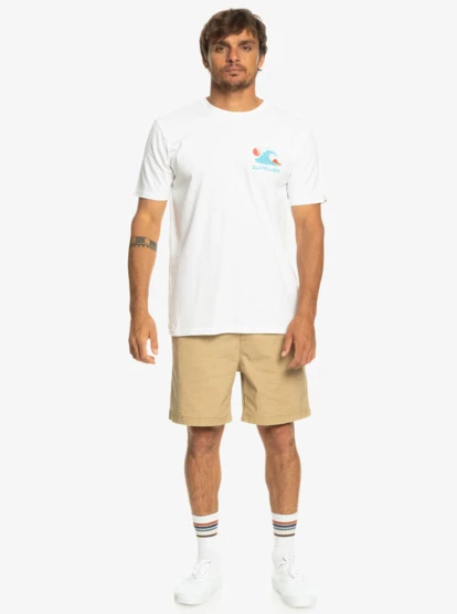 Quiksilver Mens Taxer Elasticated Shorts 6 Quiksilver Mens Taxer Elasticated Shorts - Image 6