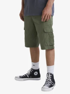 Quiksilver Mens Crucial Battle Cargo Shorts 17 Quiksilver Mens Crucial Battle Cargo Shorts -Sunny Fit Wear eqyws03848 quiksilverw gph0 sd1