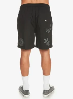 Quiksilver Mens Taxer Print Elasticated Shorts -Sunny Fit Wear eqyws03855 quiksilverw kvj0 bck1