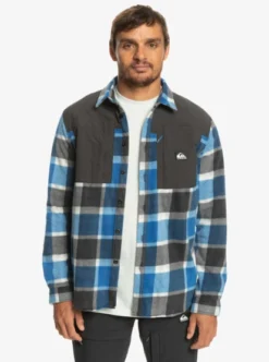 Quiksilver Mens North Seas Long Sleeve Shirt 10 Quiksilver Mens North Seas Long Sleeve Shirt -Sunny Fit Wear eqywt04488 quiksilverw brt6 frt1