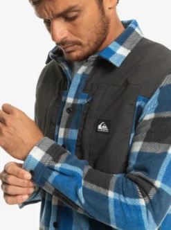 Quiksilver Mens North Seas Long Sleeve Shirt 12 Quiksilver Mens North Seas Long Sleeve Shirt -Sunny Fit Wear eqywt04488 quiksilverw brt6 frt3