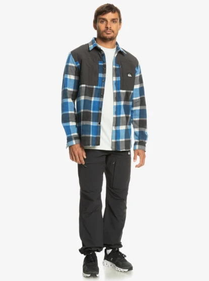 Quiksilver Mens North Seas Long Sleeve Shirt 7 Quiksilver Mens North Seas Long Sleeve Shirt - Image 7
