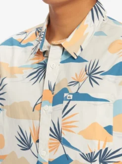 Quiksilver Mens Slow Dazed Short Sleeve Shirt -Sunny Fit Wear eqywt04491 quiksilverw wdw6 frt3