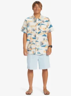 Quiksilver Mens Slow Dazed Short Sleeve Shirt -Sunny Fit Wear eqywt04491 quiksilverw wdw6 frt9