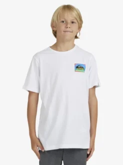 Quiksilver Boys 8-16 Colour Flow T-Shirt -Sunny Fit Wear uqbzt03323 quiksilverw wbb0 frt1