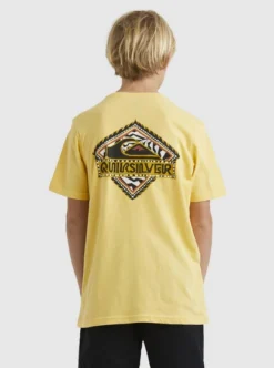 Quiksilver Boys 8-16 Rising WaterT-Shirt -Sunny Fit Wear uqbzt03348 quiksilverw yfl0 bck1