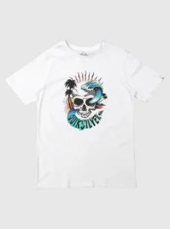 Quiksilver Boys 8-16 Skull WaveT-Shirt