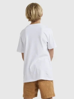 Quiksilver Boys 8-16 Skull WaveT-Shirt -Sunny Fit Wear uqbzt03350 quiksilverw wbb0 bck1