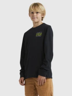 Quiksilver Boys 8-16 Taking RootsLong Sleeve T-Shirt -Sunny Fit Wear uqbzt03355 quiksilverw kvj0 sd1