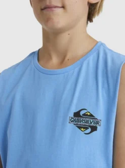 Quiksilver Boys 8-16 Rising WaterMuscle T-Shirt -Sunny Fit Wear uqbzt03357 quiksilverw bjt0 dtl1