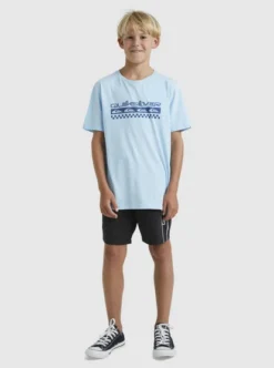 Quiksilver Boys 8-16 Omni Check Turn T-Shirt -Sunny Fit Wear uqbzt03363 quiksilverw bft0 frt9