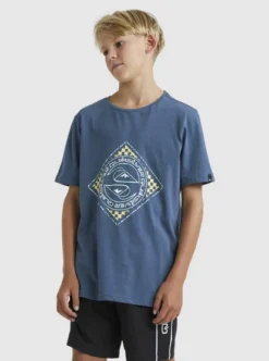 Quiksilver Boys 8-16 Splitting Hairs T-Shirt -Sunny Fit Wear uqbzt03364 quiksilverw byg0 frt1
