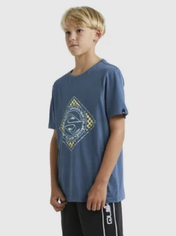 Quiksilver Boys 8-16 Splitting Hairs T-Shirt -Sunny Fit Wear uqbzt03364 quiksilverw byg0 sd1