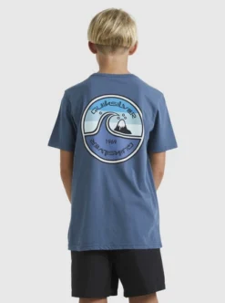 Quiksilver Boys 8-16 In The Groove T-Shirt -Sunny Fit Wear uqbzt03365 quiksilverw byg0 bck1