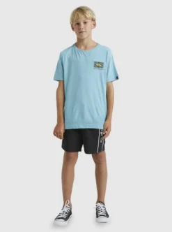 Quiksilver Boys 8-16 Back Flash T-Shirt -Sunny Fit Wear uqbzt03366 quiksilverw bjg0 frt9