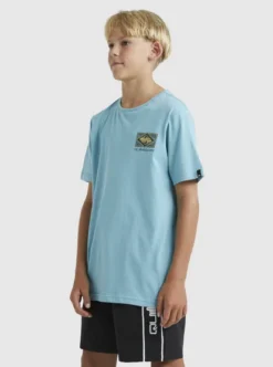Quiksilver Boys 8-16 Back Flash T-Shirt -Sunny Fit Wear uqbzt03366 quiksilverw bjg0 sd1