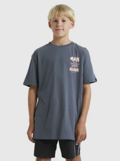 Quiksilver Boys 8-16 Snake Bite Oversized T-shirt -Sunny Fit Wear uqbzt03371 quiksilverw kzm0 frt1