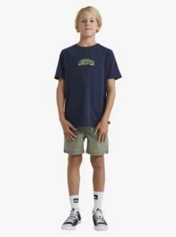 Quiksilver Boys 8-16 Bubble Arch T-Shirt -Sunny Fit Wear uqbzt03383 quiksilverw ktp0 frt9