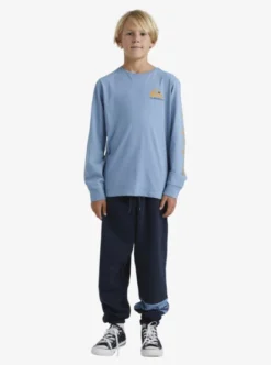 Quiksilver Boys 8-16 Omni Logo Long Sleeve T-Shirt -Sunny Fit Wear uqbzt03389 quiksilverw bkq0 frt9