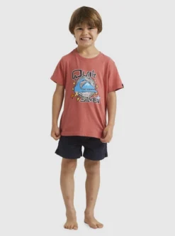 Quiksilver Boys 2-7 Vintage Feel T-Shirt -Sunny Fit Wear uqkzt03366 quiksilverw mmz0 frt1