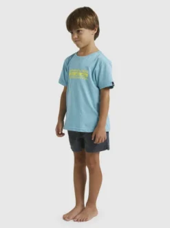 Quiksilver Boys 2-7 Omni Check Turn T-Shirt -Sunny Fit Wear uqkzt03374 quiksilverw bjg0 sd1