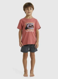 Quiksilver Boys 2-7 Big Action T-Shirt -Sunny Fit Wear uqkzt03375 quiksilverw mmz0 frt1