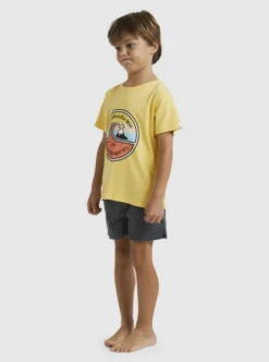 Quiksilver Boys 2-7 In The Groove T-Shirt -Sunny Fit Wear uqkzt03376 quiksilverw yfl0 sd1