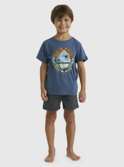 Quiksilver Boys 2-7 Tube Time T-Shirt -Sunny Fit Wear uqkzt03381 quiksilverw byg0 frt1
