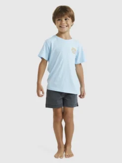 Quiksilver Boys 2-7 Backside Snap T-Shirt -Sunny Fit Wear uqkzt03383 quiksilverw bft0 frt1