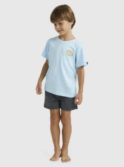 Quiksilver Boys 2-7 Backside Snap T-Shirt -Sunny Fit Wear uqkzt03383 quiksilverw bft0 sd1