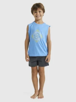 Quiksilver Boys 2-7 Splitting Hairs Sleeveless Muscle T-Shirt -Sunny Fit Wear uqkzt03384 quiksilverw bjt0 frt1