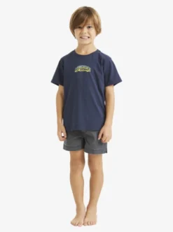 Quiksilver Boys 2-7 Bubble Arch T-Shirt -Sunny Fit Wear uqkzt03394 quiksilverw ktp0 frt1