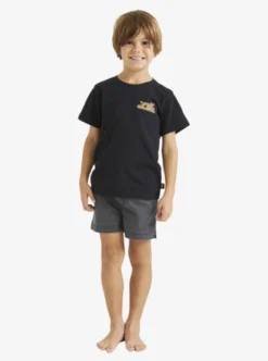 Quiksilver Boys 2-7 Tiger Tracks T-Shirt -Sunny Fit Wear uqkzt03395 quiksilverw kvj0 frt1