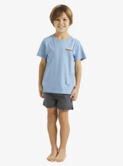 Quiksilver Boys 2-7 Tropical Fade T-Shirt -Sunny Fit Wear uqkzt03396 quiksilverw bkq0 frt1