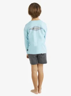 Quiksilver Boys 2-7 Diamond Long Sleeve T-Shirt -Sunny Fit Wear uqkzt03398 quiksilverw bha0 bck1