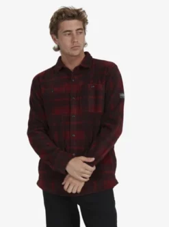 Quiksilver Mens Waterman North Sea Expedition Long Sleeve Polar Fleece Shirt