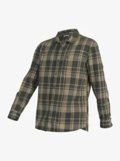 Quiksilver Mens Waterman Scribe Plaid Long Sleeve Shirt -Sunny Fit Wear uqmwt03019 quiksilverv cre1 sd1
