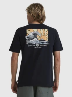 Quiksilver Mens Rolling Tide T-Shirt -Sunny Fit Wear uqmzt03230 quiksilverw kvj0 bck1