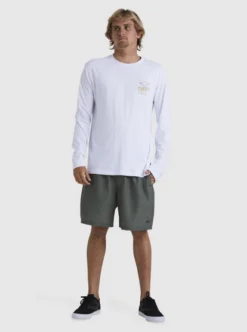 Quiksilver Mens Tail Up Long Sleeve T-Shirt -Sunny Fit Wear uqmzt03232 quiksilverw wbb0 frt9