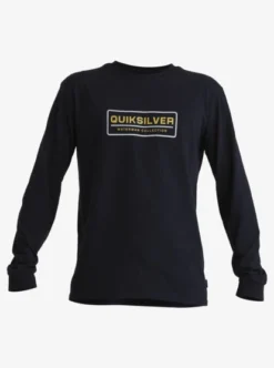 Quiksilver Mens Clear Lines Long Sleeve T-Shirt -Sunny Fit Wear uqmzt03233 quiksilverv kvj0 frt1